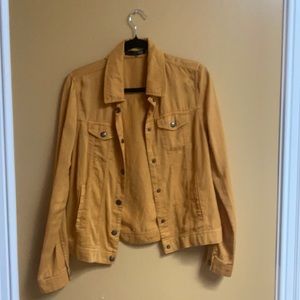 Mustard jean jacket